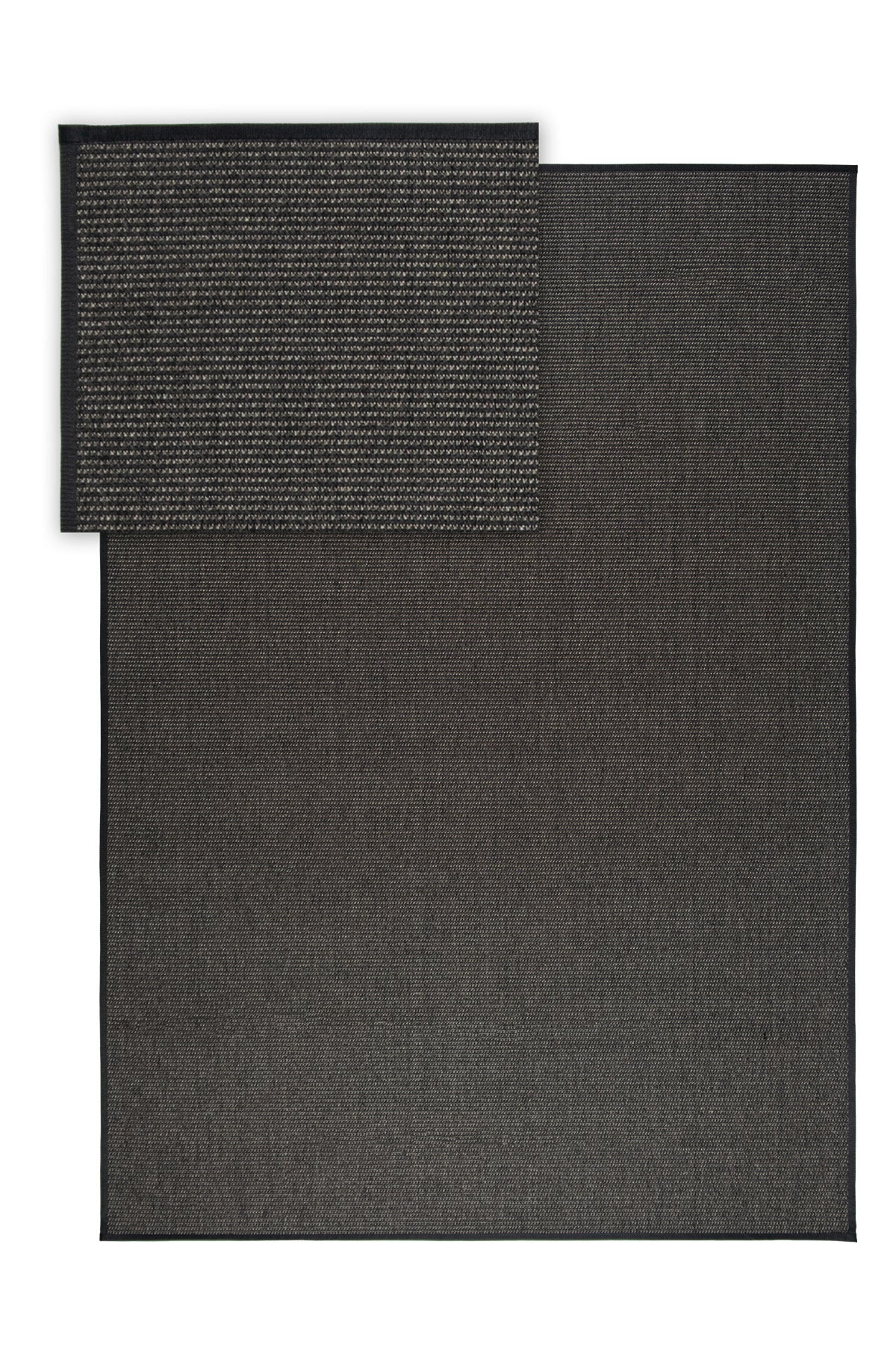 Suit SU04 Anthracite Biye 10 Black Doğal Sisal Halı